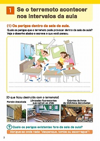 1.Se o terremoto acontecer nos intervalos da aula