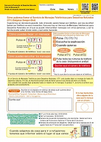 ③Cómo podemos llamar al Servicio de Mensajes Telefónicos para Desastres Naturales(171) (Saigaiyo Dengon Dial)