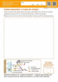 Cartilha de Prevenção de Desastres（Folha de exercícios ）