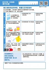 ②确认储备用品的种类、数量以及存放场所