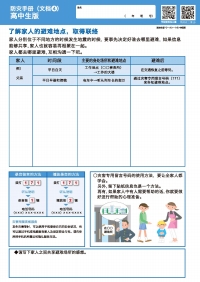 ④了解家人的避难地点、取得联络