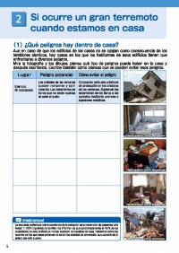 2.Si ocurre un gran terremoto cuando estamos en casa