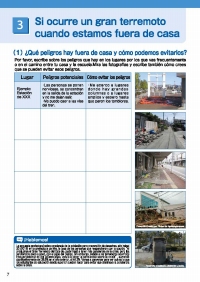 3.Si ocurre un gran terremoto cuando estamos fuera de casa