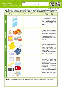 ②Verificar os tipos, a quantidade e lugar dos produtos estocados