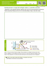 ③Confeccionar o mapa de refúgio sobre o caminho escolar.