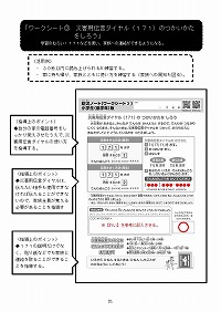 ③災害（さいがい）ようでんごんダイヤル（171）の つかいかたを しろう