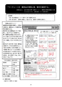 ②備蓄品の種類と量、場所を確認する