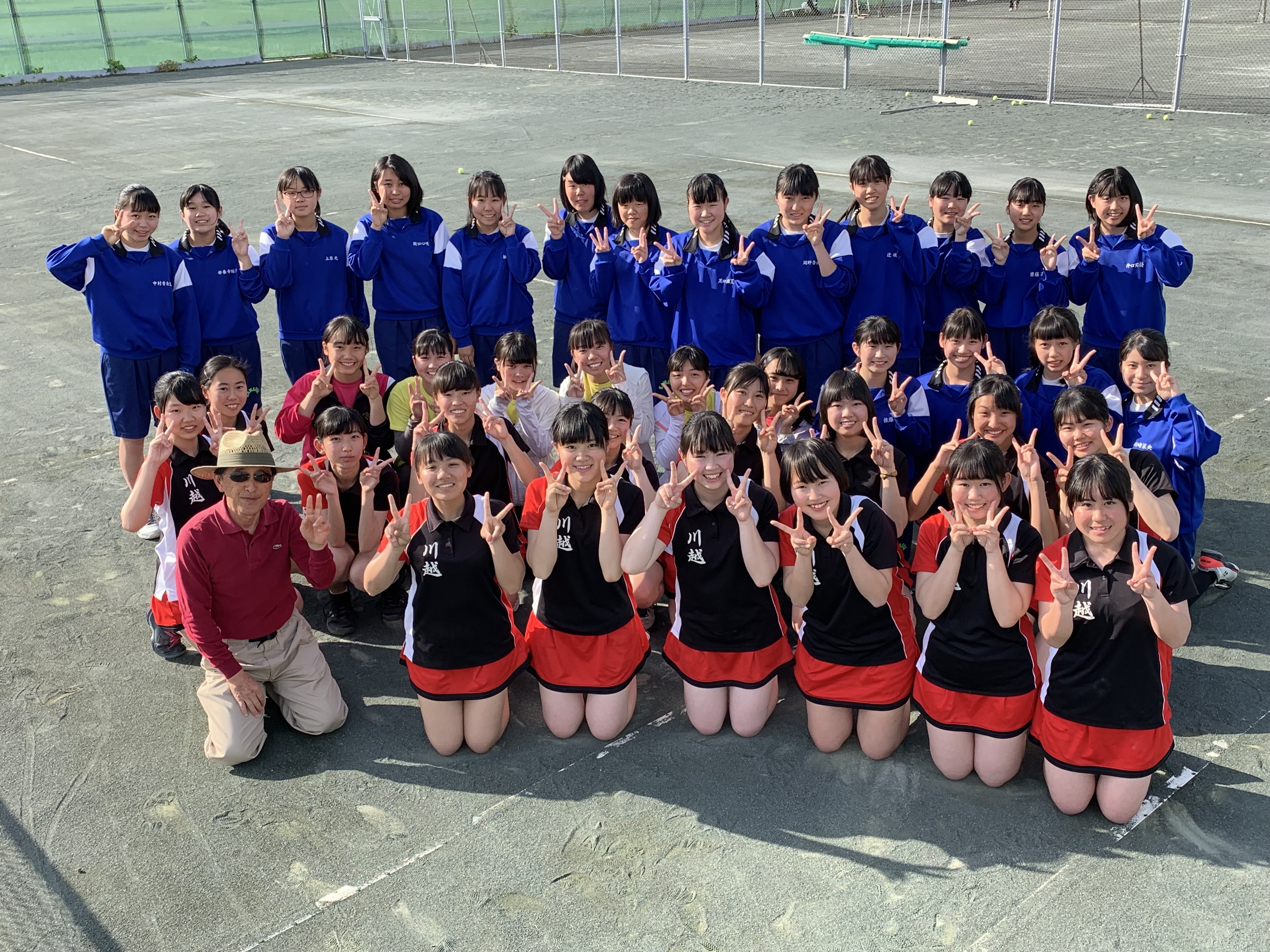 三重県立川越高等学校 テニス部