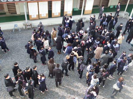 合格発表 三重県立上野高等学校