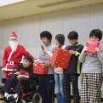 サンタさんと記念撮影
