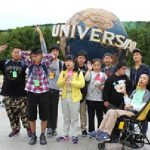 USJで記念撮影