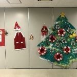 クリスマスの飾りを作りました
