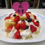 ケーキを作りました