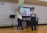 校長先生のお話の様子