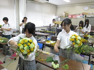 園芸デザインコースの様子1