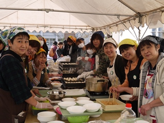 農芸祭「ぜんざいやさん」の様子