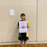 令和３年度全国高校選抜卓球大会　三重県予選会(２部シングルス）結果