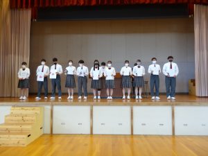 表彰式・壮行会を行いました！