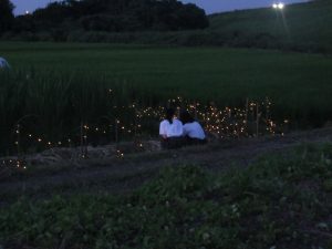【農業クラブ】ペットボタル点灯式を開催しました。