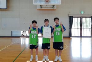 バスケットボール部（女子）３×３三重県予選会『第３位』！！