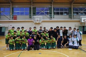 陸上部＆バスケット部（女子）の合同練習！