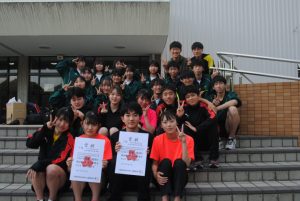 【卓球部】県総体学校対抗　男女ともに５位入賞