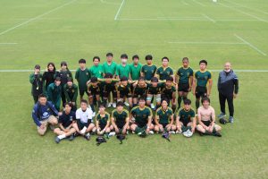 ラグビー部男子　県総体で４位に入賞しました。