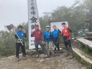 山岳部女子　東海大会出場