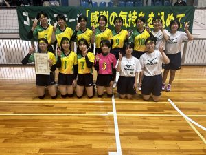 バレーボール部　北勢大会　優勝！！