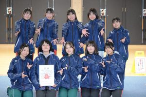 【卓球部】新人大会学校対抗で女子が５位入賞しました