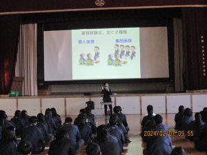 ２月７日２学年マナー講座