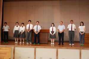 １学期終業式