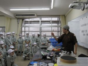 令和６年度　出前授業　和菓子実習　
