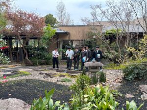 環境造園科、春の庭園見学