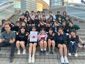 バドミントン部女子　県総体団体３位！
