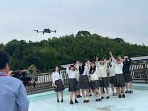 ダンス部　四日市市かぶせ茶PR動画撮影に参加