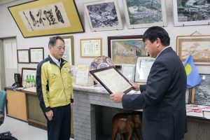 新陽工業株式会社様よりウォータークーラーを寄贈いただきました