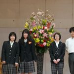 入学式の会場装飾を行いました