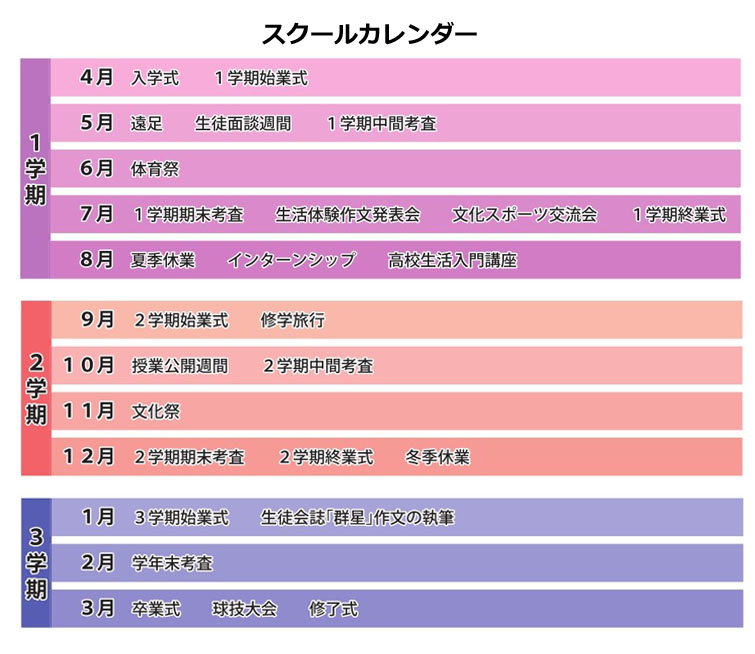 スクールカレンダー2