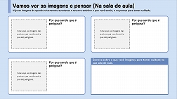 No pátio da escola