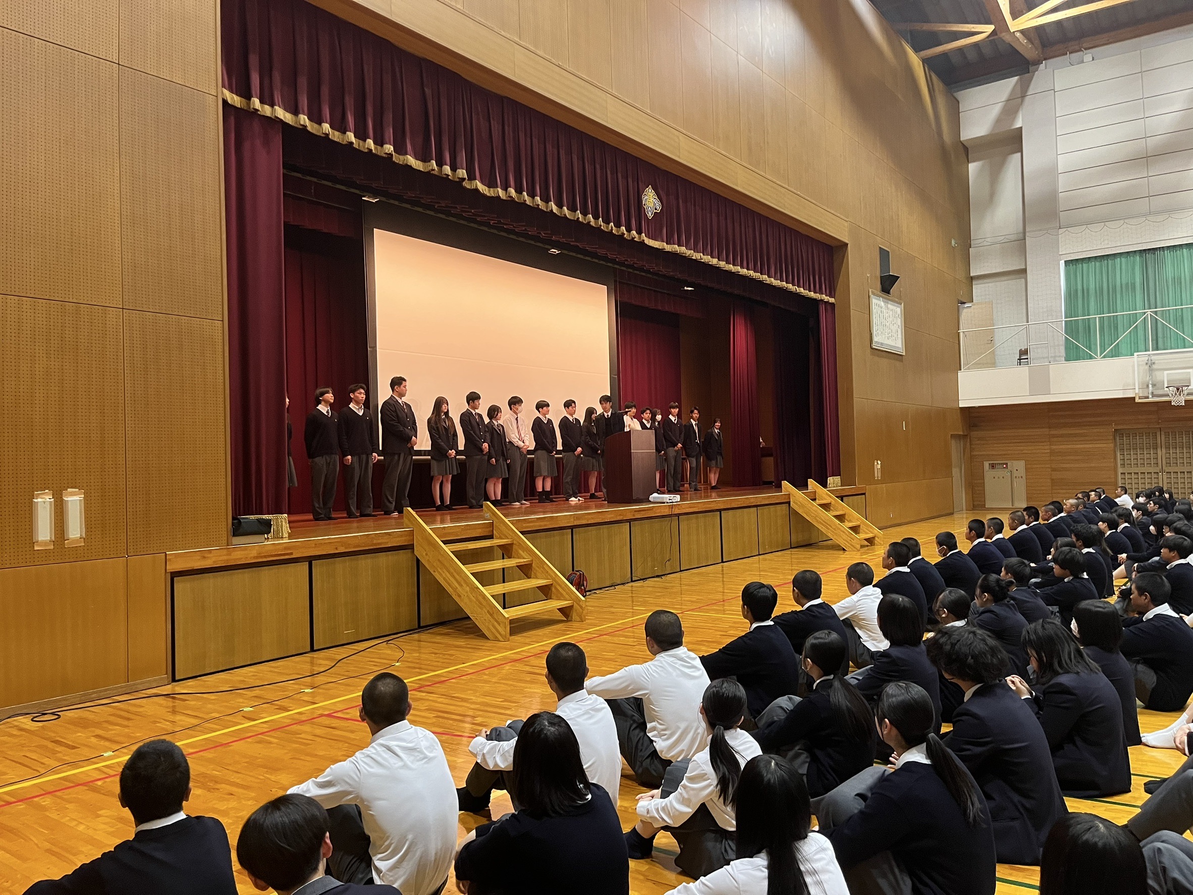 県総体　壮行会