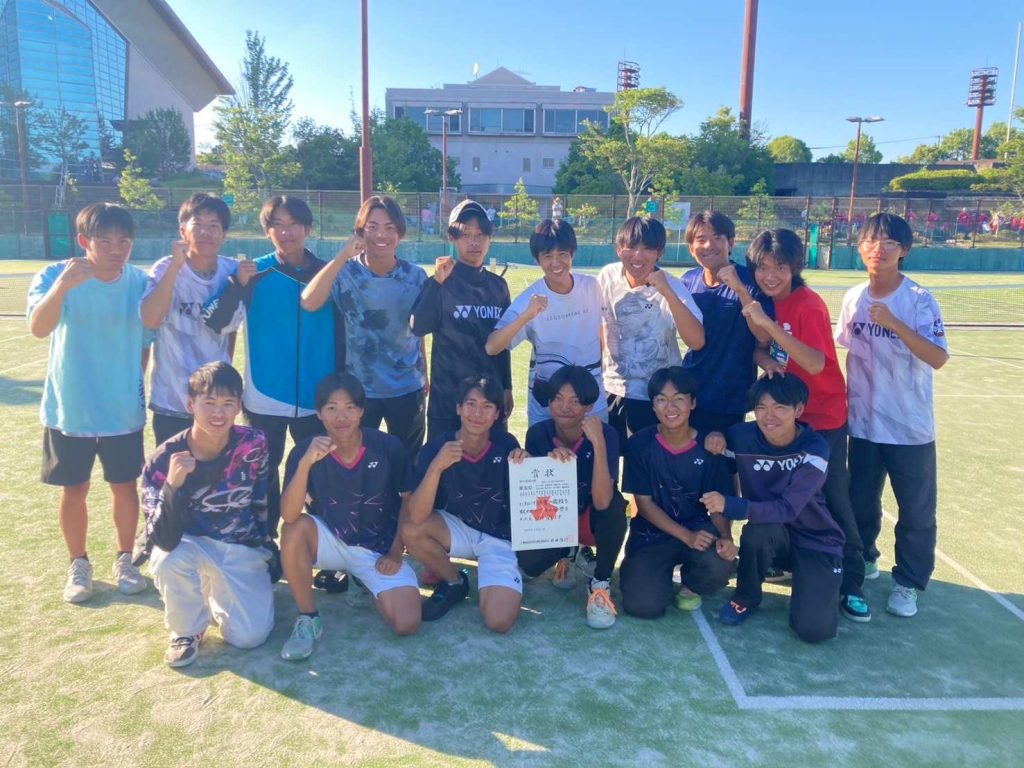県総体　男子団体戦　5位入賞