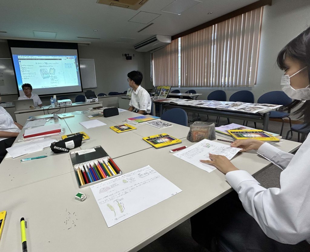 三重県高校美術部×奈良芸術短期大学×成安造形大学、実技体験講座