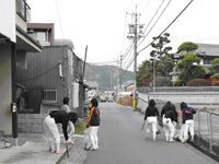 名張高校のブログ-ソフト部通学路清掃②