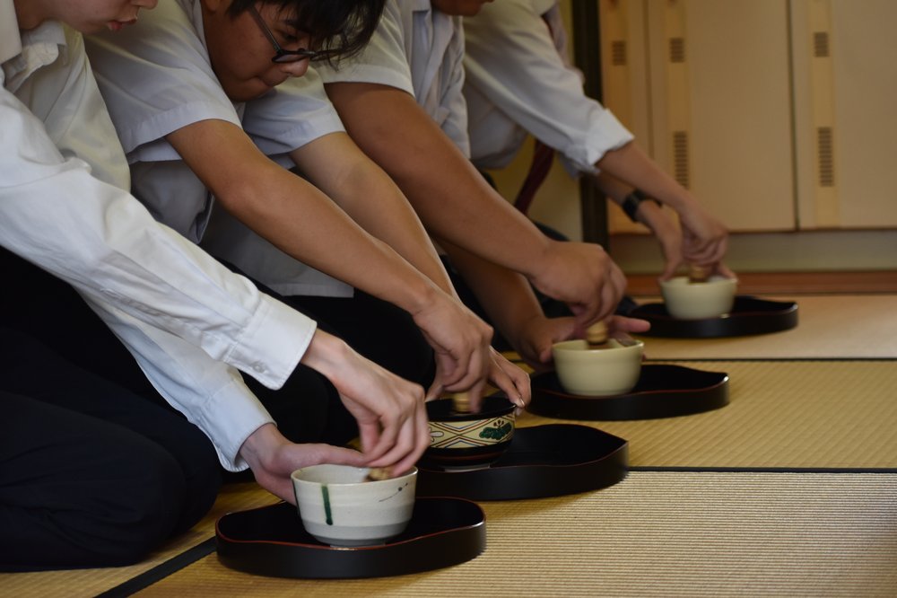 茶道部の活動写真