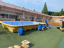 プール設置１
