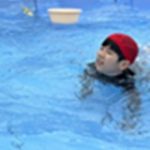 6月末からプールが始まりました。