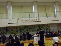 卒業式の写真です